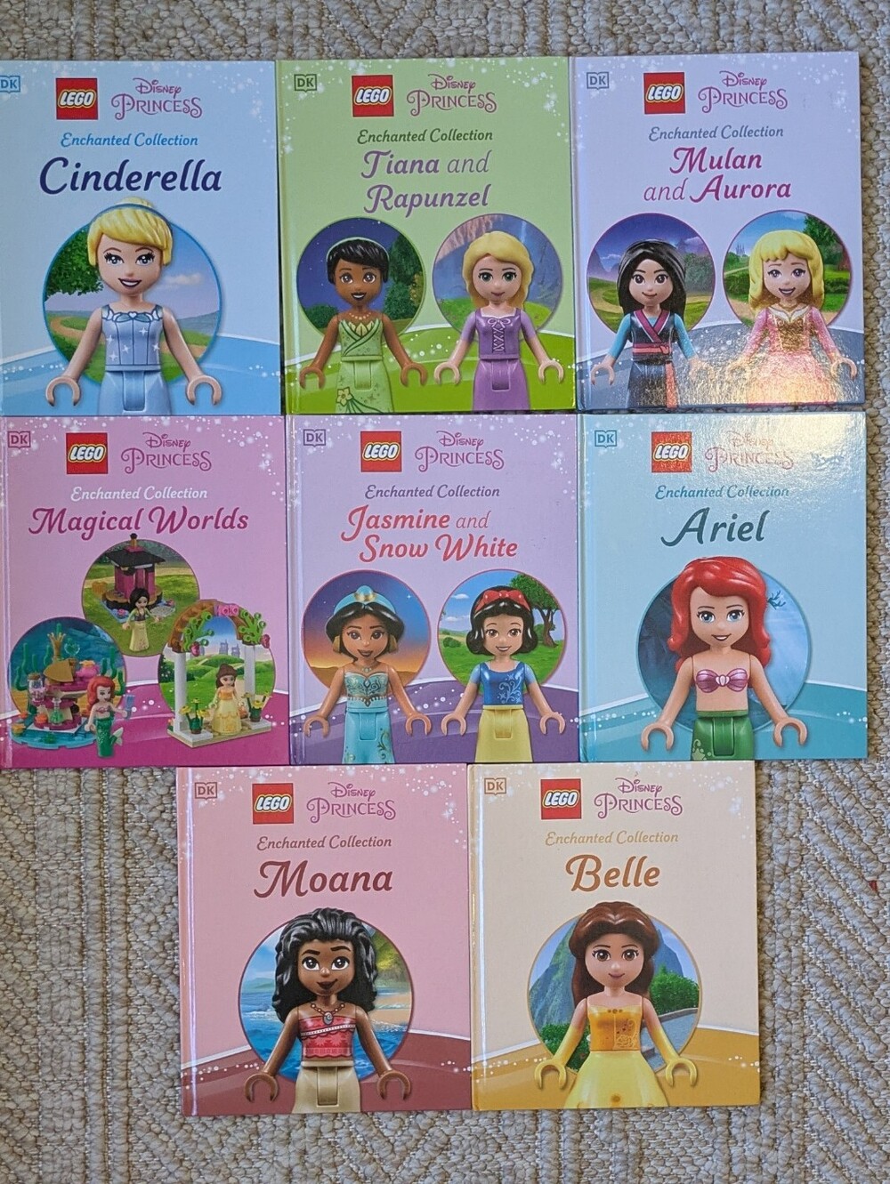 Lego Disney Princess Enchanted Collection Childrens Book Bundle